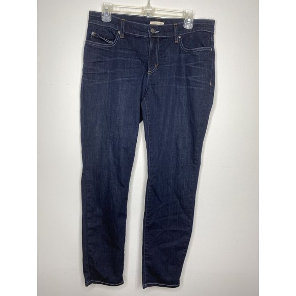 Eileen Fisher Denim - Eileen Fisher Women's Size 10 Dark Wash Skinny Denim Jeans